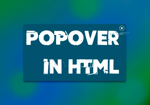  Робота з атрибутом popover в HTML